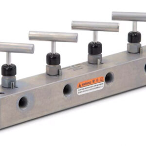 MANIFOLD CON VALVULAS DE CONTROL PARA 4 CILINDROS